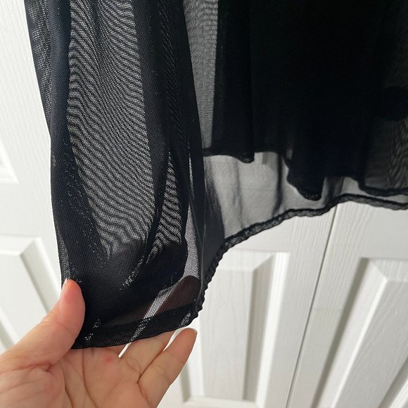 Sheer Black Slip dress - Picture 7 of 10